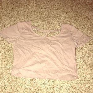 Charlotte Russes cropped t-shirt